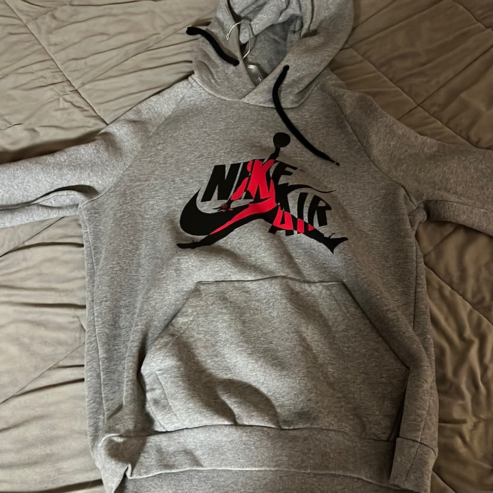 Nike Jordan Jumpman Logo Fleece Pullover Hoodie Size M